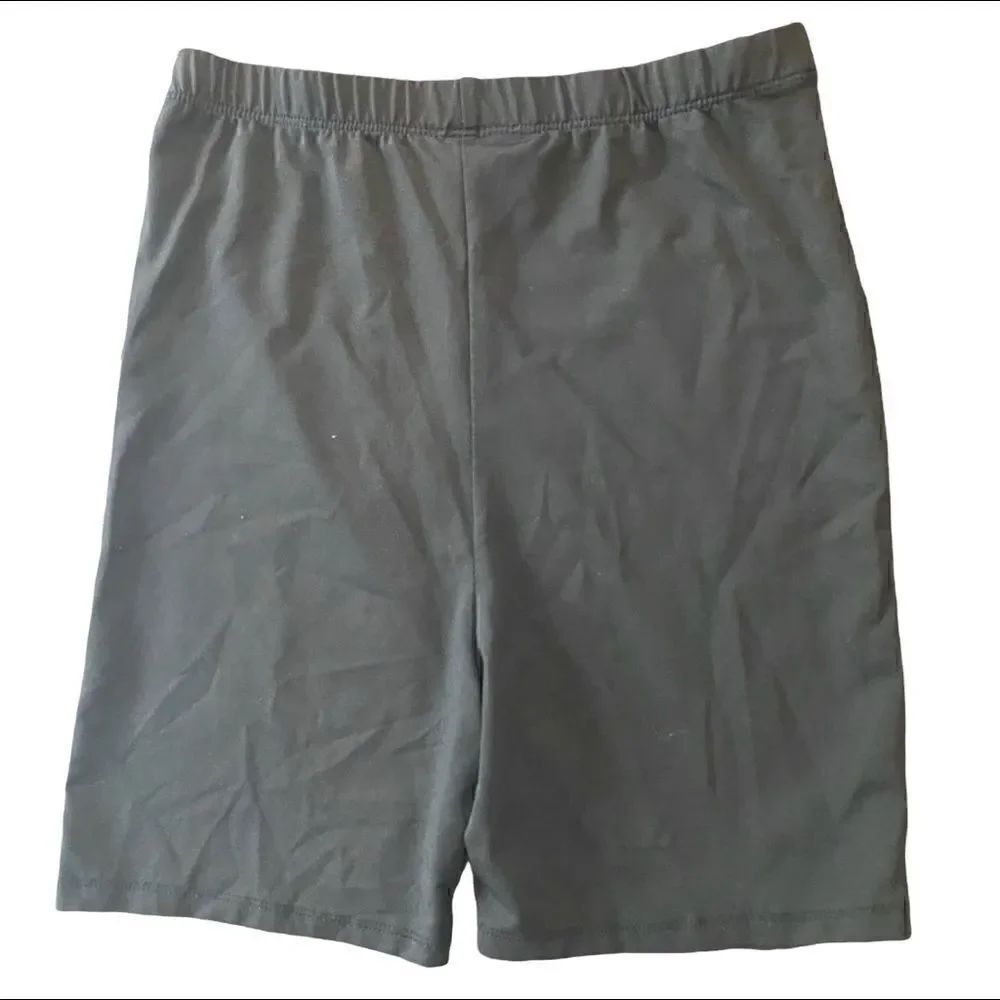 Shein black biker shirt shorts small